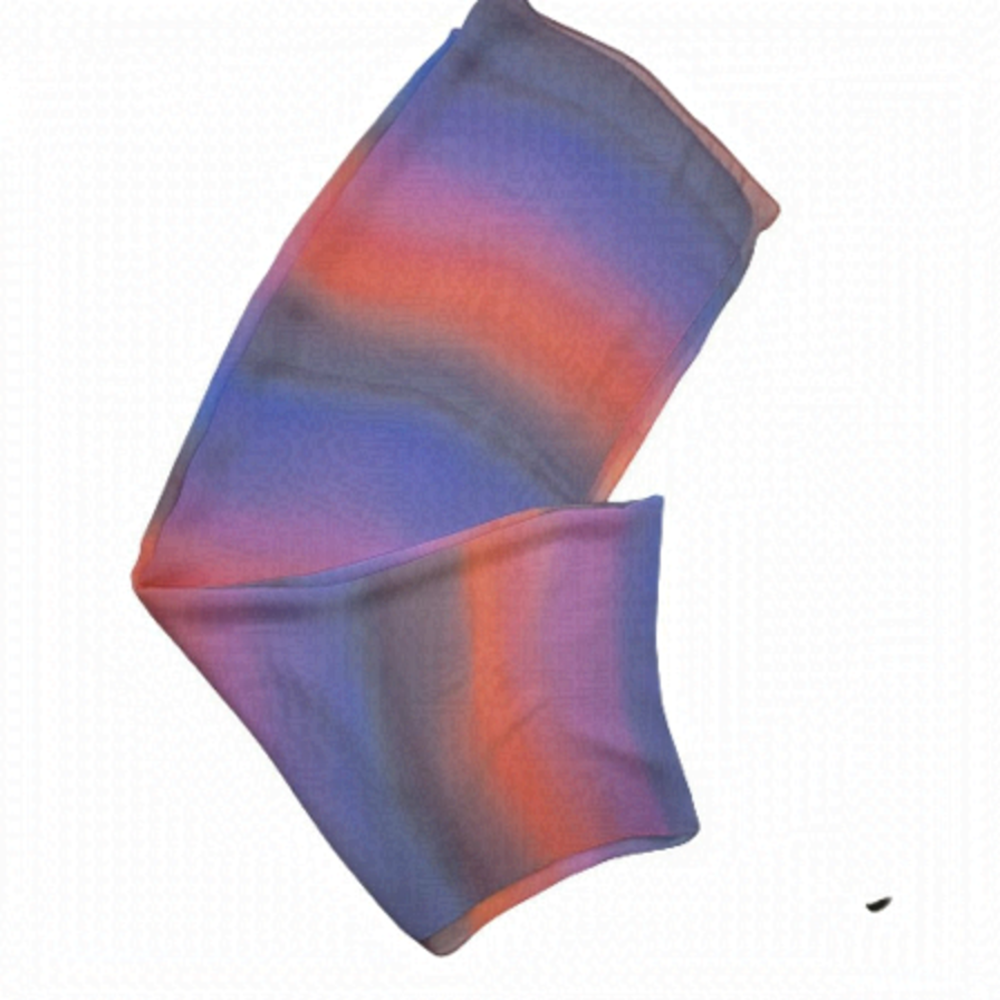 Pink and Blue Fashion Scarf